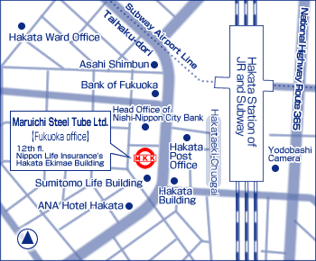 Fukuoka Office map
