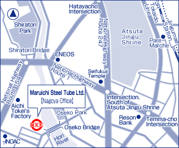 Nagoya Office map