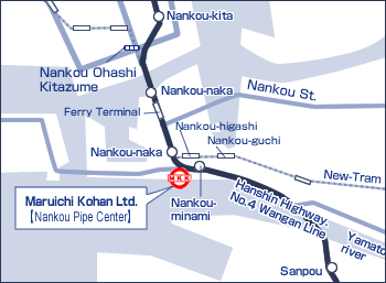 Nankou Pipe Center map